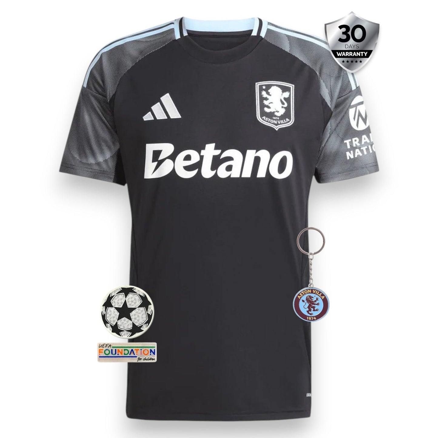 Aston Villa Camiseta Visitante 2025/26