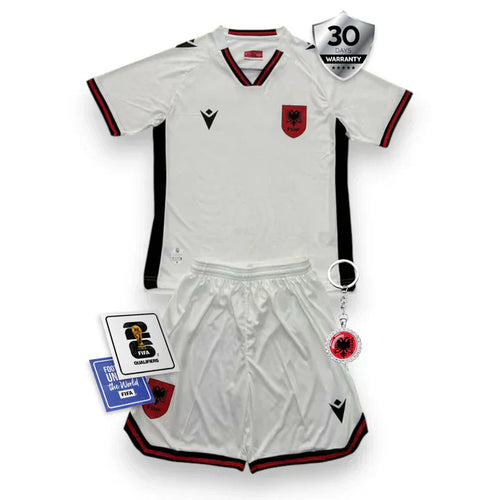 Albânia Camiseta Visitante 2025/26 - Niños