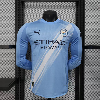 Manchester City Player Camiseta Local 2025/26 - Manga Larga