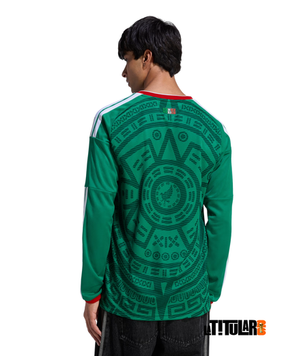 México Mundial Camiseta Local 2026 - Manga Larga