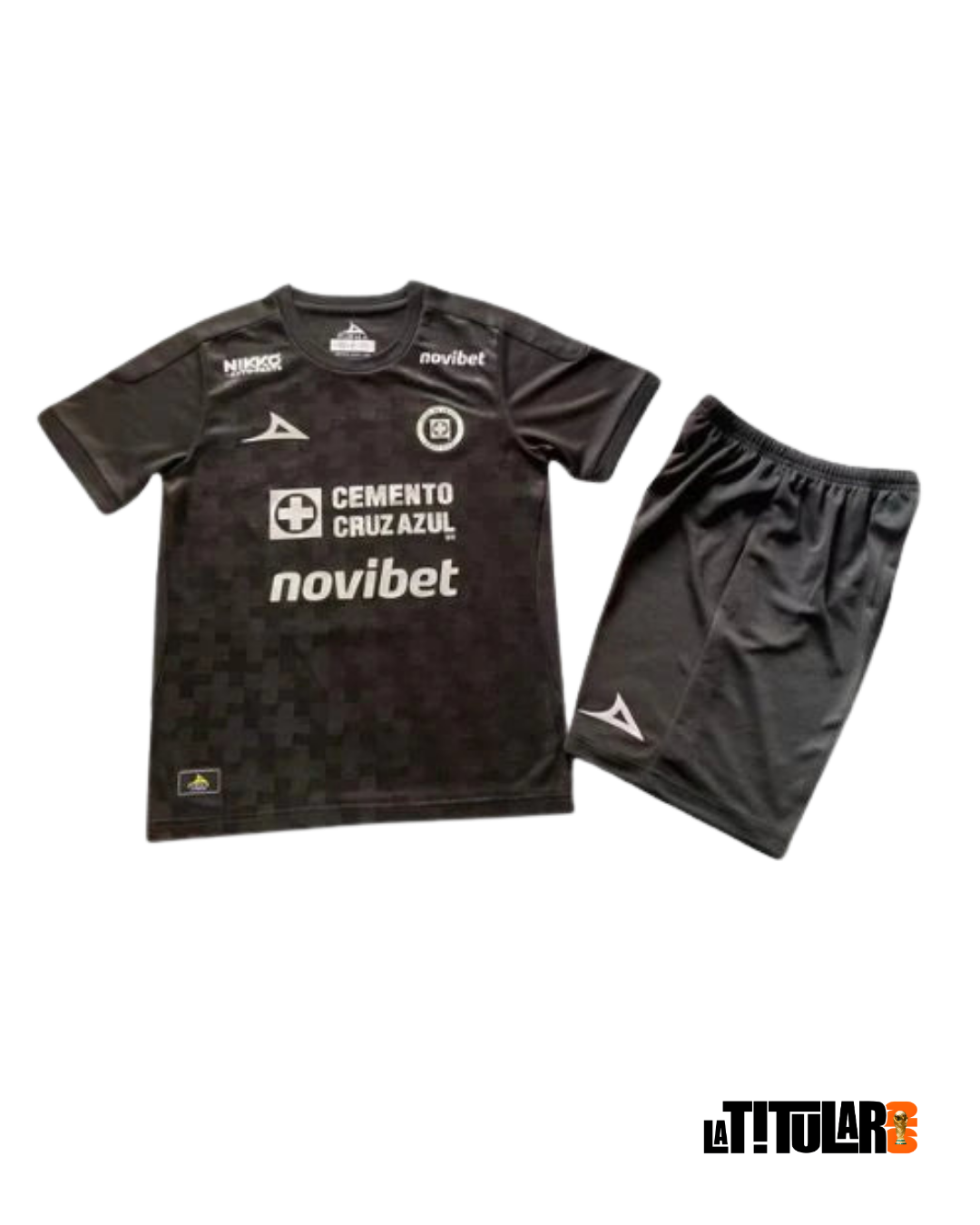 Cruz Azul Negra Tercera Camiseta 2025/26 - Niños