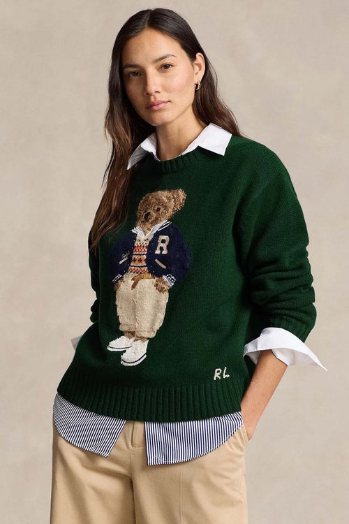 Pull Polo Bear RL Vert™