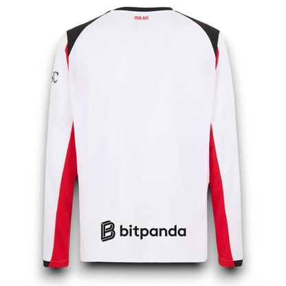 AC Milan Versión Jugador Camiseta Visitante 2025/26 - Manga Larga