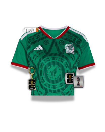 Crop México Camiseta Local 2025/26 - Mujer