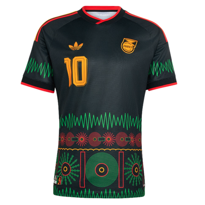Jamaica Camiseta Visitante 2026 - Bob Marley #10