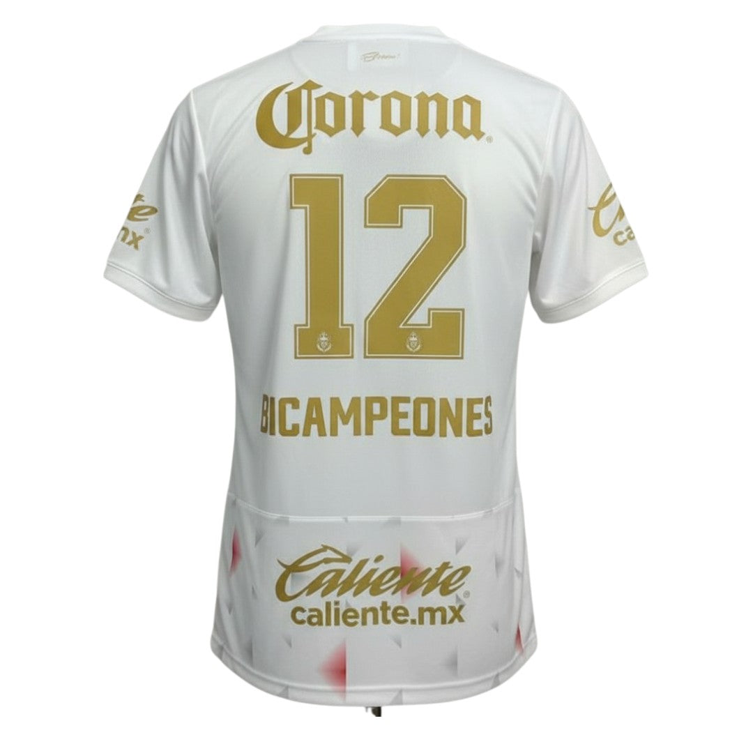 Toluca Camiseta Visitante 2025/26 - Bicampeones #12