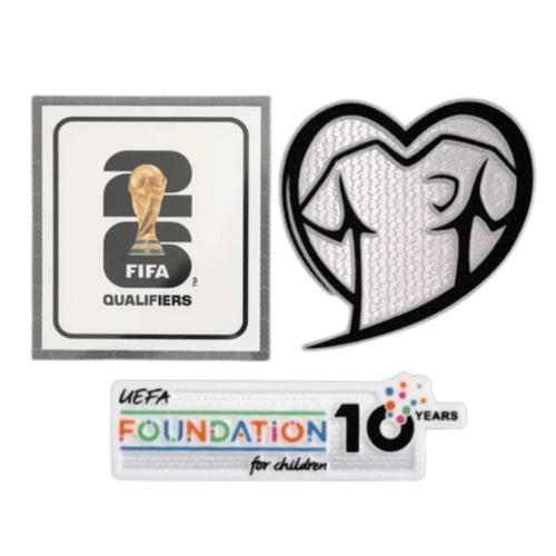 Patches Mundial 2026 Qualifiers Play With Heart & FOUNDATION