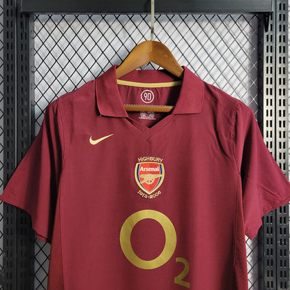 Arsenal Camiseta Local 2005/06 - Retro