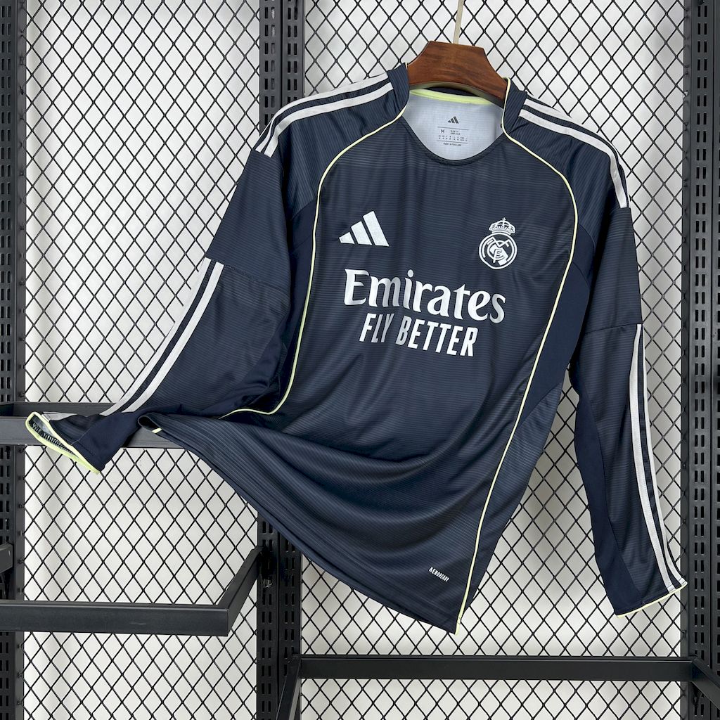 Real Madrid Camiseta Visitante 2025/26 - Manga Larga