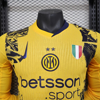 Inter Milan Player Tercera Camiseta 2024/25 - Manga Larga