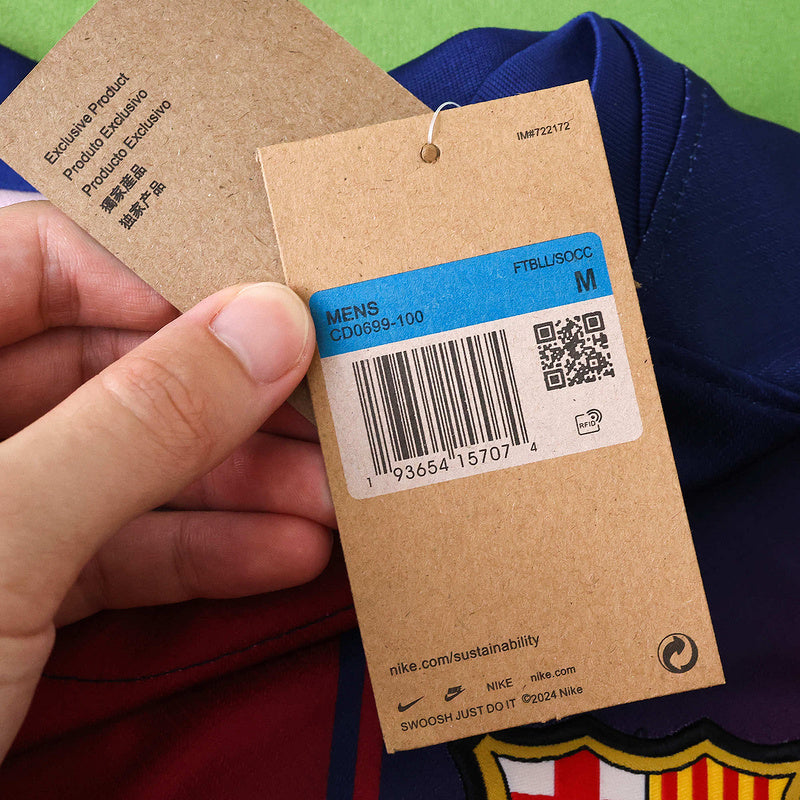 Barcelona Camiseta Local 2025/26 - Manga Larga