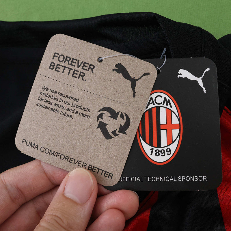 AC Milan Versión Jugador Camiseta Local 2025/26 - Manga Larga