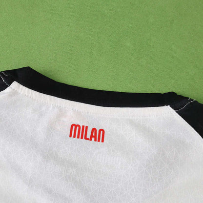AC Milan Versión Jugador Camiseta Visitante 2025/26 - Manga Larga