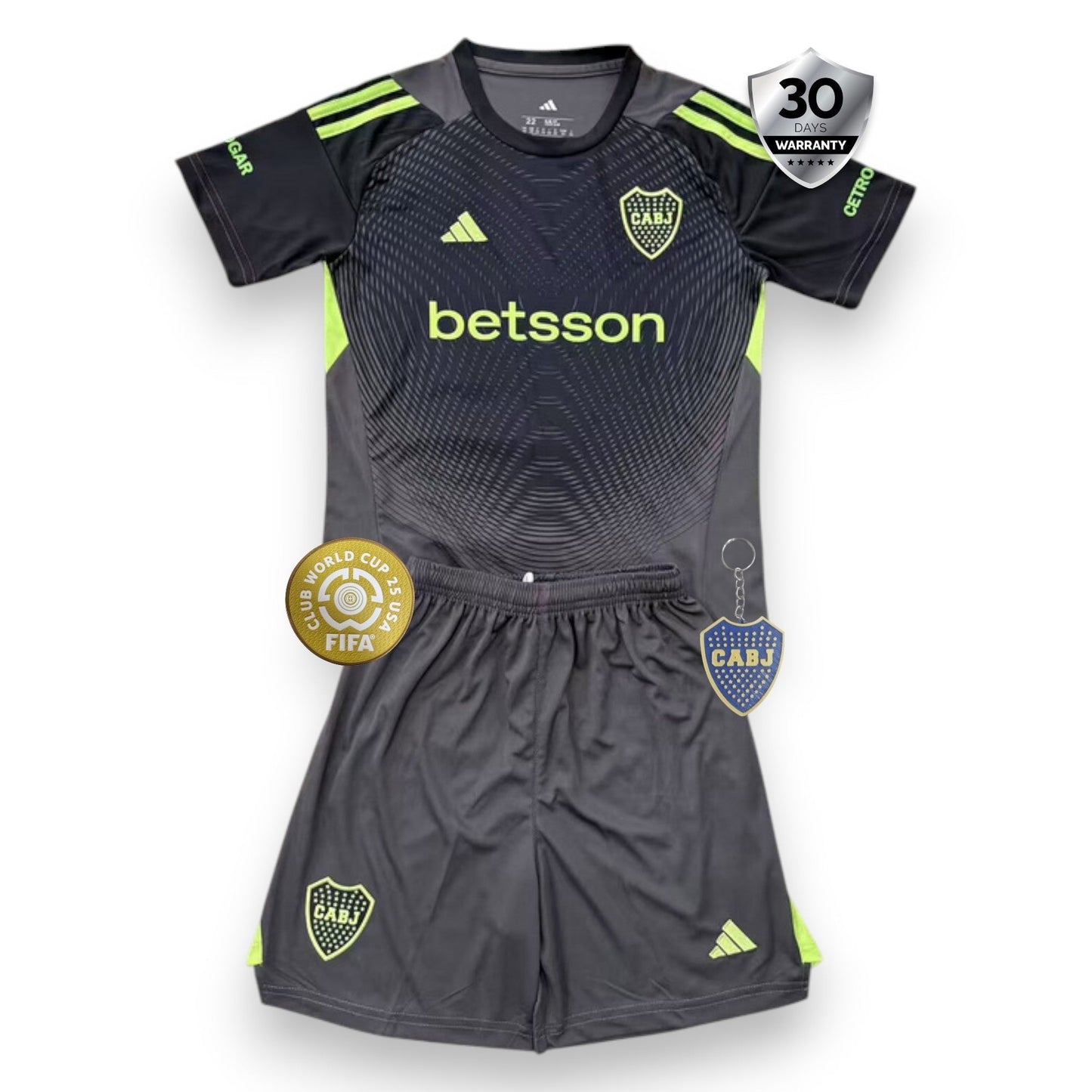 Boca Juniors Negra Camiseta de Portero 2025/26 - Niños