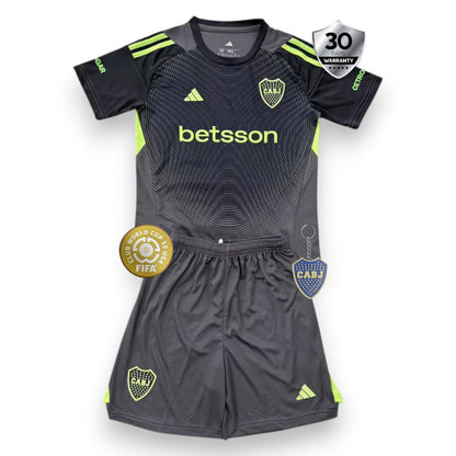Boca Juniors Negra Camiseta de Portero 2025/26 - Niños