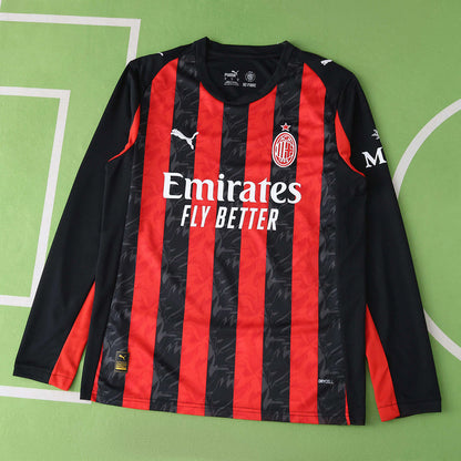 AC Milan Camiseta Local 2025/26 - Manga Larga