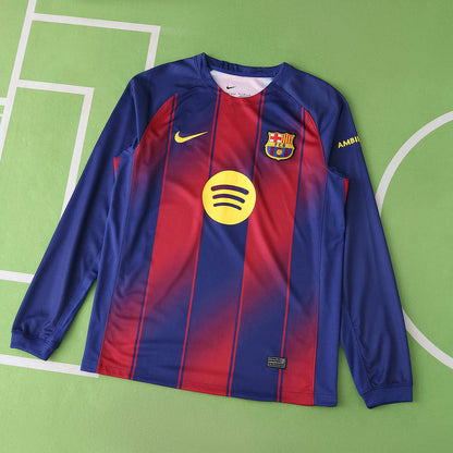 Barcelona Camiseta Local 2025/26 - Manga Larga