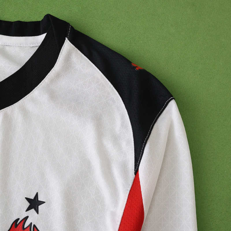 AC Milan Versión Jugador Camiseta Visitante 2025/26 - Manga Larga