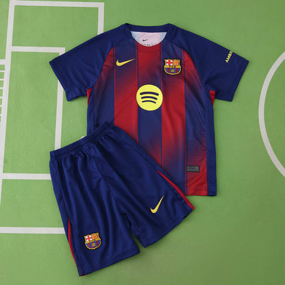 Barcelona Camiseta Local 2025/26 - Niños