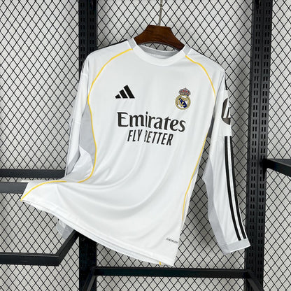 Real Madrid Camiseta Local 2025/26 - Manga Larga