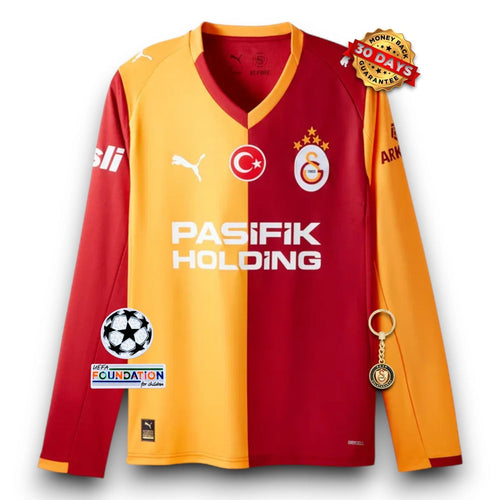 Galatasaray Camiseta Local 2025/26 - Manga Larga