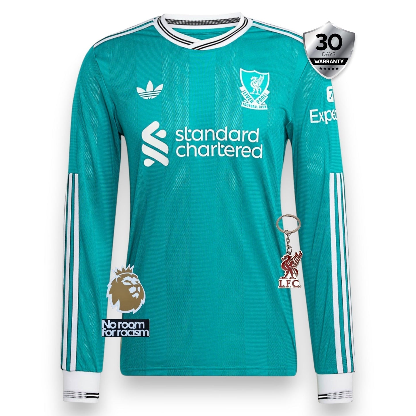 Liverpool Tercera Camiseta 2025/26 - Manga Larga