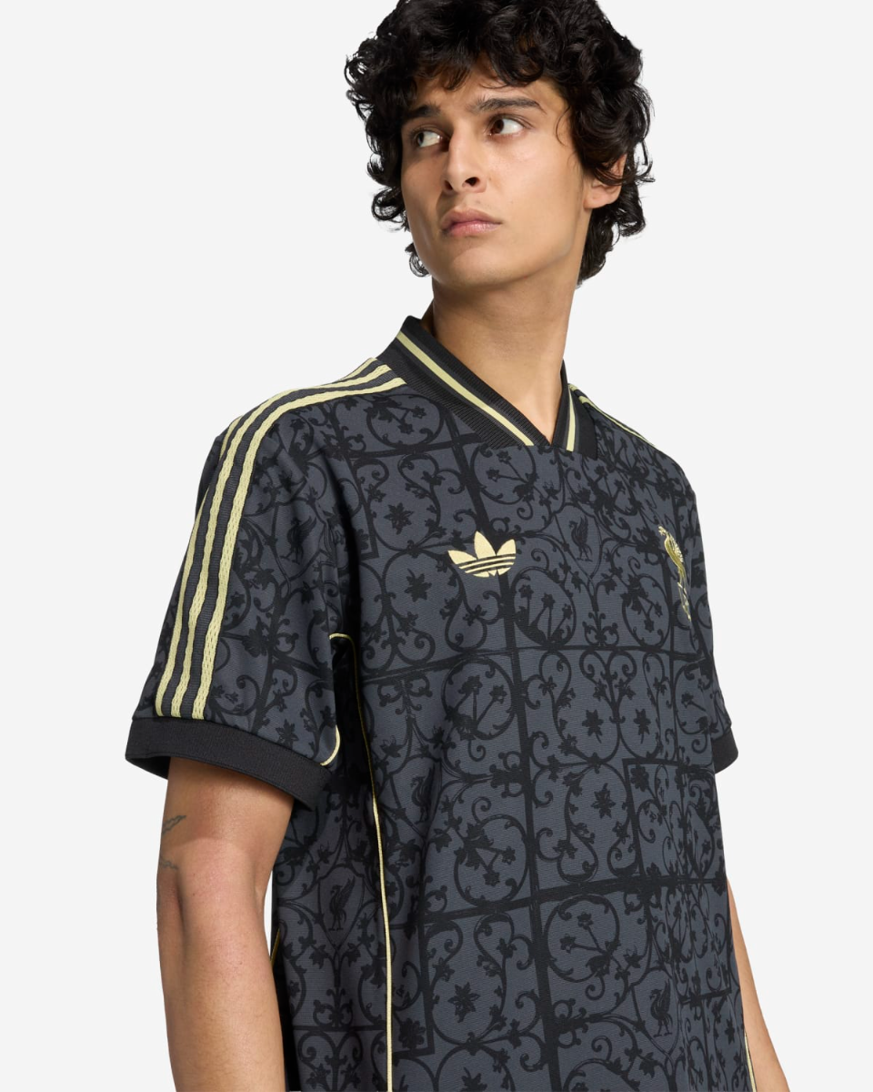 Liverpool adidas Negra & Gold Camiseta 2025/26 - LFSTLR