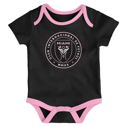 Newborn Inter Miami 3 Camiseta - Beb - Pack Bodysuit Set