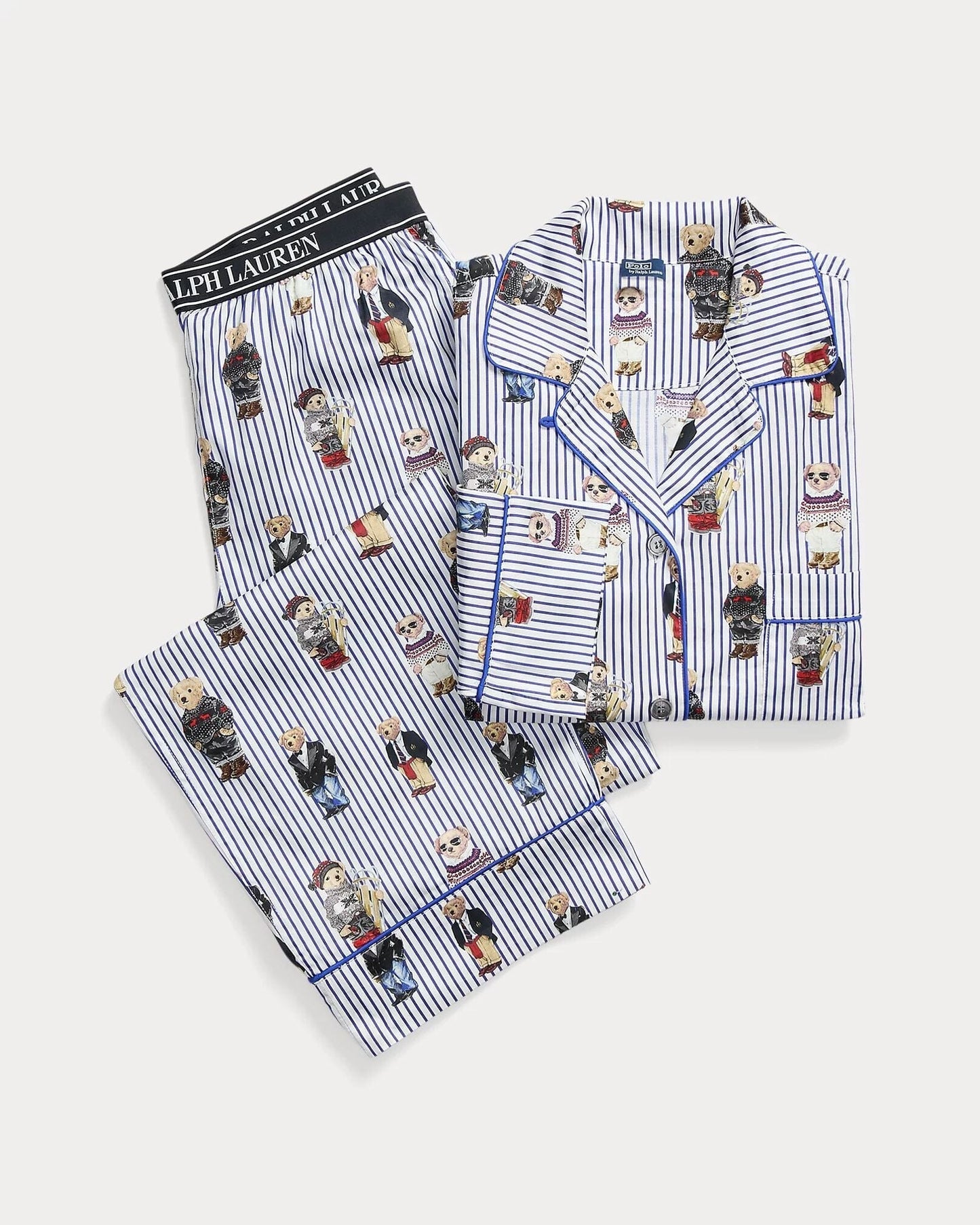 Ensemble Pyjama Satin Polo Bear RL™