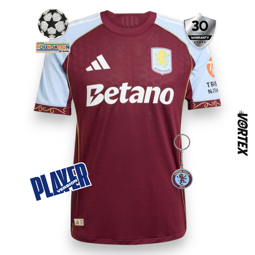 Aston Villa Camiseta Local 2025/26 - Versión Jugador