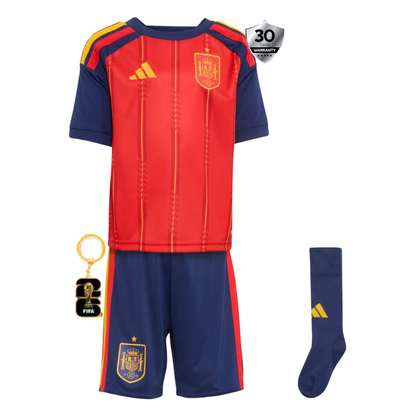 España Set Mundial Camiseta Local 2026 - Niños